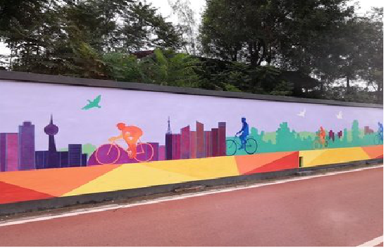 资阳墙体彩绘-围墙