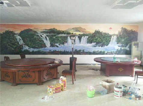 资阳墙绘-写实风景